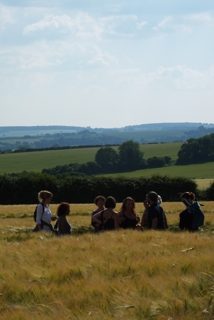 ground of Badbury Rings from ccc