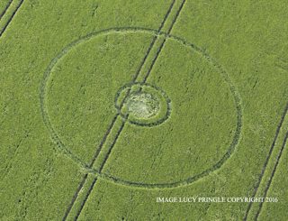 aerial of Silbury Hill from ccc