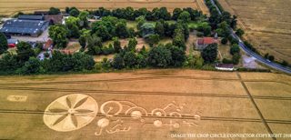 aerial of Sutton Hall from ccc