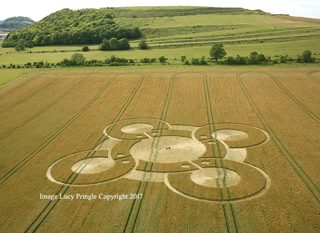 aerial of Battlesbury Hill from ccc