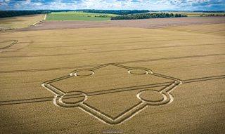 aerial of Stonehenge