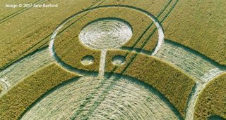 aerial of Battlesbury Hill from ccc