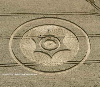 aerial of Avebury from ccc