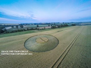 aerial of West Kennett