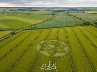 aerial of Ludgershall from ccc