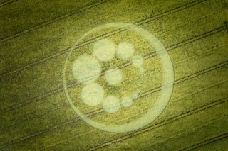 aerial of Tidcombe Down
