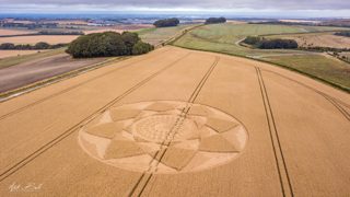 aerial of Hackpen Hill