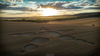 aerial of Woodborough Hill from ccc