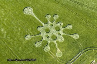 aerial of Potterne from tt