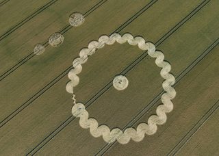 aerial of Beckhampton