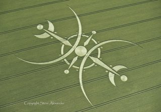 aerial of Clearbury Ring from tt