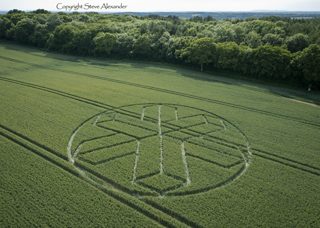 aerial of Horsham from tt