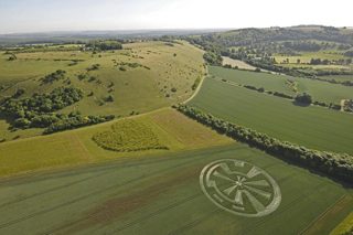 aerial of Oare from tt