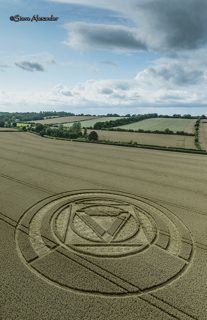 aerial of Preston Candover from tt