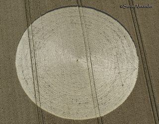 aerial of Danebury Rings