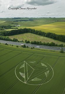 aerial of Wanborough Plain