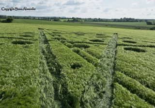 aerial of Broad Hinton from tt