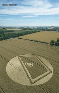 aerial of Gurston Ashes from tt