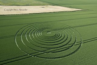 aerial of Avebury from tt