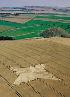 aerial of Silbury Hill