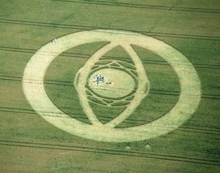 aerial of Alton Barnes from tt