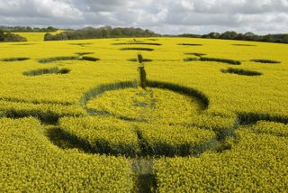 aerial of Clatford from tt
