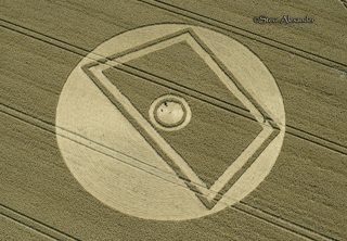 aerial of Gurston Ashes from tt