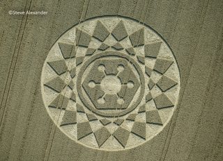 aerial of Roundway Hill from tt