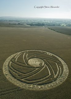 aerial of Etchilhampton from tt