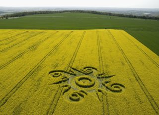 aerial of Roundway Devizes