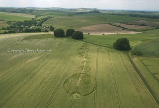 aerial of Avebury