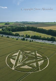 aerial of Wanborough Plain