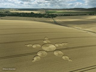 aerial of Woodborough Hill from tt