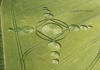 aerial of Avebury from tt