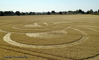 aerial of Roundway Devizes from tt