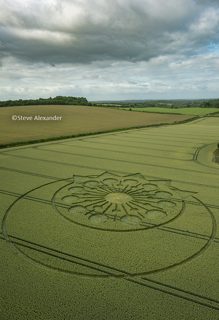 aerial of Owlesbury from tt