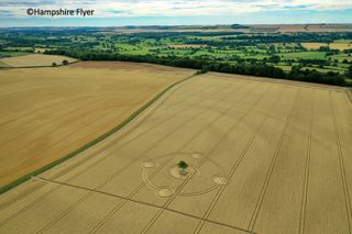 aerial of Potterne from tt