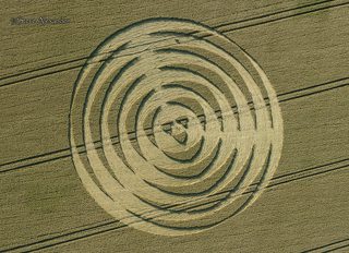 aerial of Winterbourne Bassett from tt