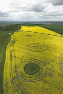 aerial of Roundway Hill