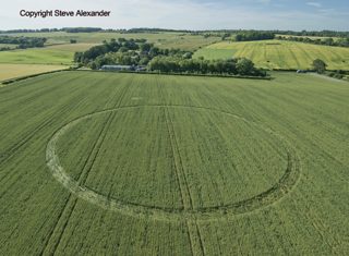 aerial of Twyford from tt