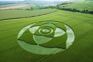 aerial of Wexcombe
