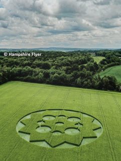 aerial of Crawley Down from tt