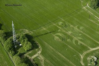 aerial of Buckland Down from tt