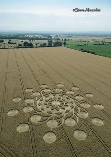 aerial of Muncombe Hill from tt