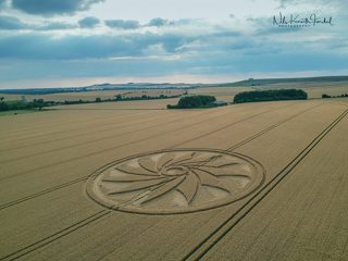 aerial of Clifford's Hill from tt