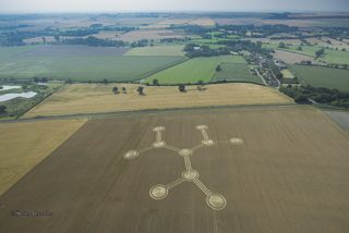 aerial of Beechingstoke from tt
