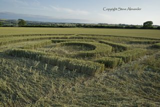 aerial of Rollright Stones from tt