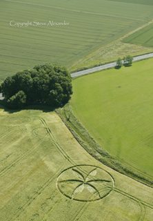 aerial of Yatesbury from tt