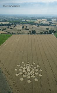 aerial of Muncombe Hill from tt