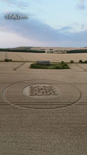 aerial of Wayland Smithy from tt